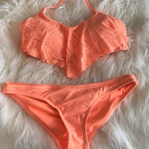 Orange bikini set
